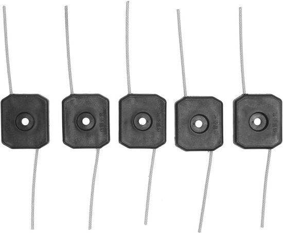SnelShoppen - 5Pcs Trimmer Head, Universele Aluminium Grastrimmer Kop met 5.9 Inch Trimmer Draad voor Elektrische Grastrimmers, Ideaal voor Tuinen en