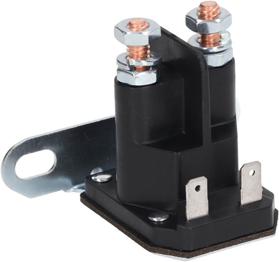 SnelShoppen - Aluminium ABS Koper DC 12V Startrelais Solenoïde Vervangingsonderdeel Voor Grasmaaier Accessoires, Duurzaam En Betrouwbaar