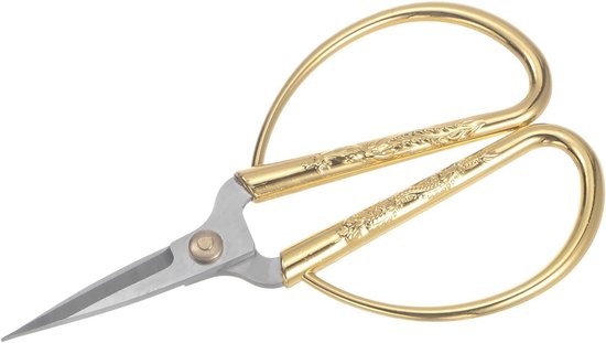 SnelShoppen - Bonsai Schaar 13cm - Metalen Handvat - Perfect voor Snoeien en Knippen - Gold Kleur - Voor Creatieve Hobby's en Tuinonderhoud