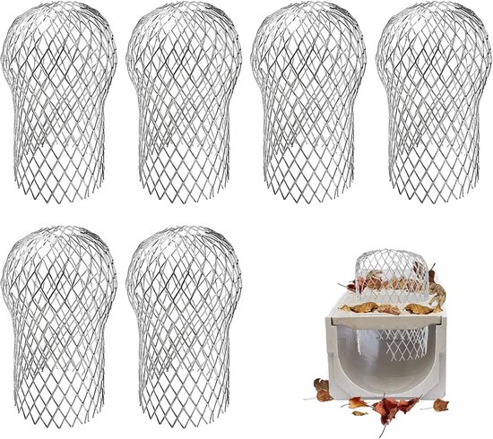 SnelShoppen - Gootbescherming, Bladbescherming voor Dakgoten, Bladfilter, Aluminium Legering, Roestvrij en Duurzaam, Efficiënte Afwatering, Tuin en Da