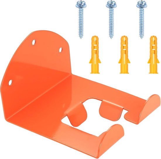 SnelShoppen - Heavy Duty Garden Tool Rack - Wandbeugel voor Tuingereedschap, Opruimen van Garage en Tuin, Stabiele IJzeren Constructie, Geschikt voor