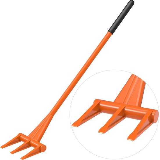 SnelShoppen - Heavy Duty Kroestang 142 cm met Lange Handgreep - Grote Slooptang voor Afbraak en Verwijdering - Ergonomische Utilitytang voor Plinten e
