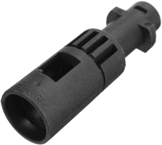 SnelShoppen - High Pressure Washer Adapter - Lavor Parkside naar Kärcher K Series Conversie Coupling Plug - Hoogwaardige ABS Kunststof - Zwart - Max 1 van Snelshoppen