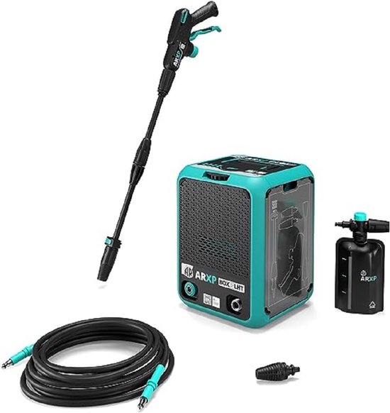 SnelShoppen - Hogedrukreiniger ARXP BOX3 150LHT, Compact, 1900 W, 150 bar, 460 l/u, Ideaal voor Tuin, Auto, Terras, Schoonmaken, Krachtige Waterdruk van Snelshoppen