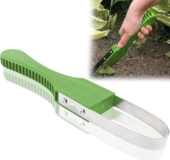 SnelShoppen - Manual Weed Killer 12 Inch Onkruidmes - Tuingereedschap voor Onkruidbestrijding en Losmaken van de Bodem - Ergonomische Handgreep - Duur van Snelshoppen
