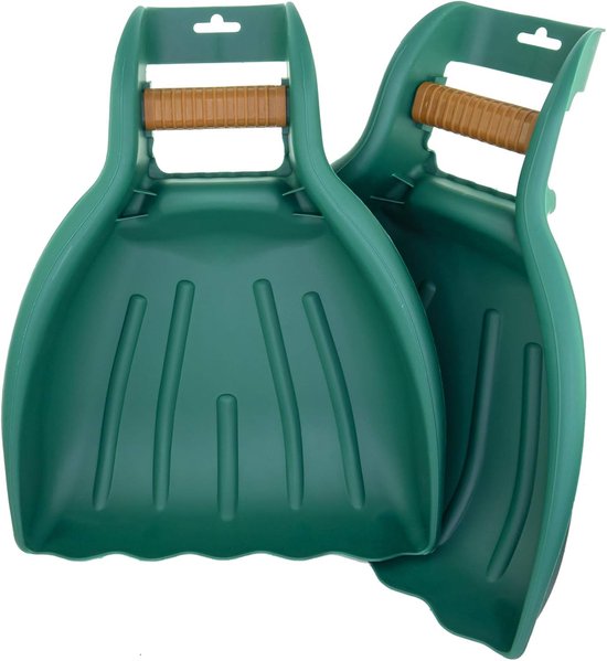 SnelShoppen - MEKKAPRO Bladgrijper - Bladklem - Bladverzamelaar van Stevig Plastic - Bladschep Handen - Bladhanden met Energiezuinig Handvat - 34 x 43
