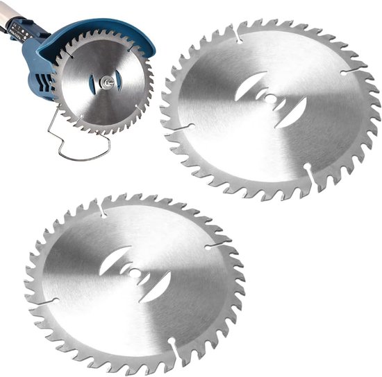 SnelShoppen - Messen voor Bosmaaier 15 cm - 2 Stuks Metalen Messen - Accessoires voor Grasmaaiers en Grastrimmers - Universele Bosmaaier Schijven - Tu