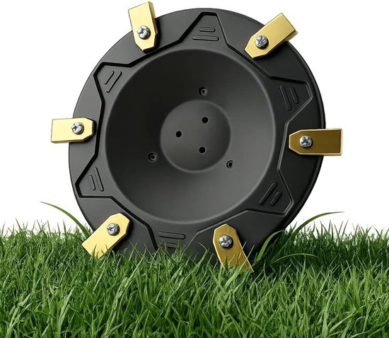 SnelShoppen - Messenschijven 6 stuks voor Ecovacs Goat Robotmaaier O500, O800, O1200, G1-800, G1-2000, G1 - Premium maaiborden van glasvezelversterkte