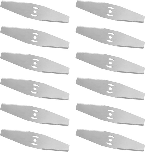 SnelShoppen - Pack van 12 Gras Trimmers, Vervangende Metalen Messen voor Grastrimmers, Hoogwaardige Accessoires voor Tuinonderhoud, Tuin, Oprit en Gaz