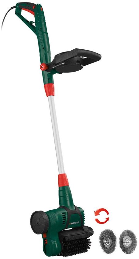 SnelShoppen - Parkside 2-in-1 Universele Borstel en Oppervlakteborstel Voegenborstel 500 W - Ideaal voor Schoonmaken van Tegels, Vloeren, Badkamer en