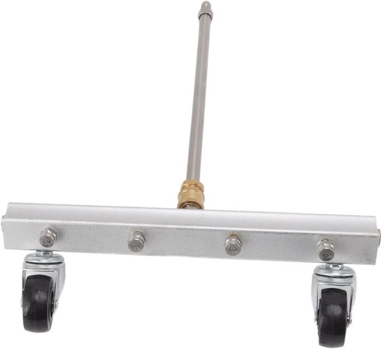 SnelShoppen - Professionele Onderwagen Water Broom met 4 Nozzles, Hogedrukreiniger, Onderstelreiniger voor Auto, Patio, Binnenplaats