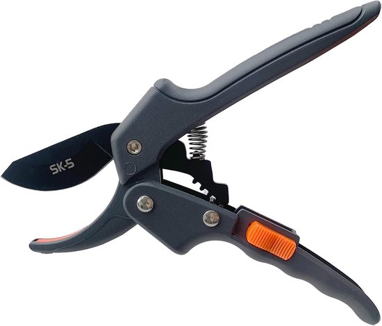 SnelShoppen - Professionele Tuinschaar - Rvs Snoeischaar - Multifunctioneel - Voor Rozen, Dikke Takken tot 25 mm - Ergonomisch 205 mm