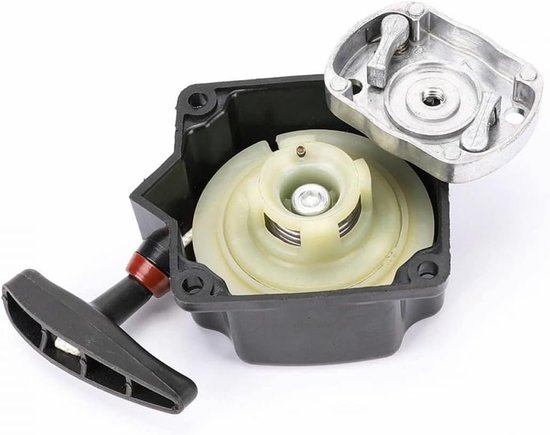 SnelShoppen - Recoil Pull Starter voor 49cc/52cc Brushcutter Trimmer - Duurzaam Plastic, Compatibel met Grasmaaier en Snoeier, 66mm