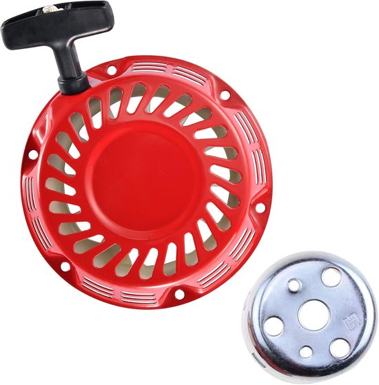 SnelShoppen - Recoil Trekstarter met Cup Vervanging voor GX120 GX140 GX160 Generator 4PK 5.5PK 6.5PK Motor Grasmaaier