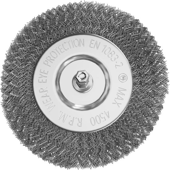 SnelShoppen - Set van 10 voegenborstels voor elektrische voegenborstel GFB 400 met metalen en ronde draadborstels voor beton, straat, tuin