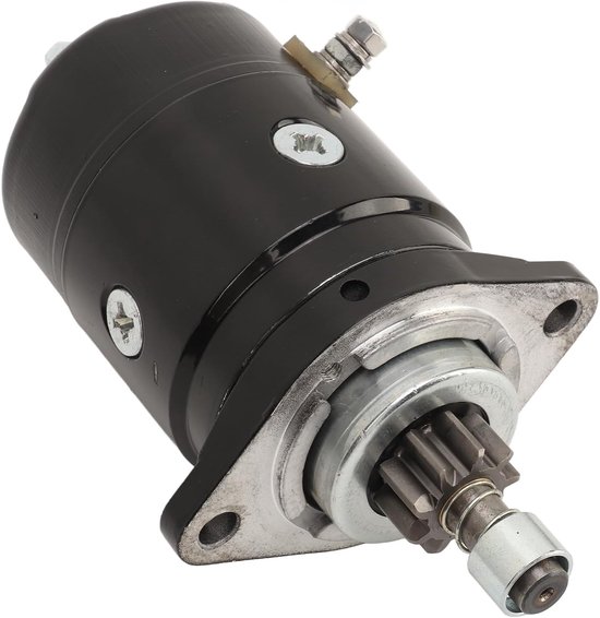 SnelShoppen - Startermotor 346 76010 0A0 voor NS25 25 Hp Buitboordmotoren, Robuust, Roestvrij, 9 Tanden, Perfecte OEM Pasvorm, Vervangingsonderdeel