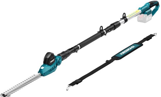 SnelShoppen - Telescopische Heggenschaar 41 cm, 11 Hoeken, Geschikt voor Makita 18V, Ideaal voor Tuinonderhoud, Snoeien van Heggen en Struiken