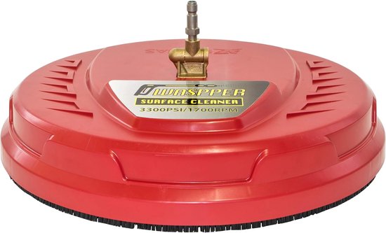 SnelShoppen - Terrasreiniger voor Hogedrukreiniger, Patio Cleaner met Draaisproeiers, 3300 PSI, 1/4" Snelsluiting, Ideaal voor Terrassen, Opritten, Te