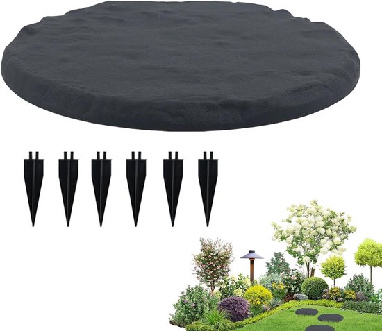 SnelShoppen - Tuin Stapstenen - Decoratieve Bestratingstegels Voor Buiten - Grond Stapstenen Met Pennensysteem - Ideaal Voor Terras, Pad, Achtererf, T