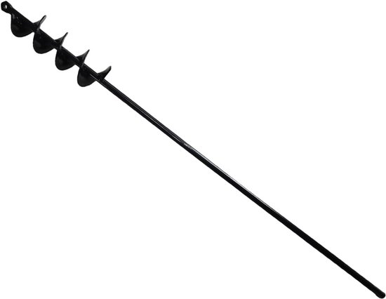 SnelShoppen - Tuinboor Grondboor voor Boormachine met Tuinhandschoenen, Draadloze Handboor, Spiraalboor voor Planten, 5x75cm