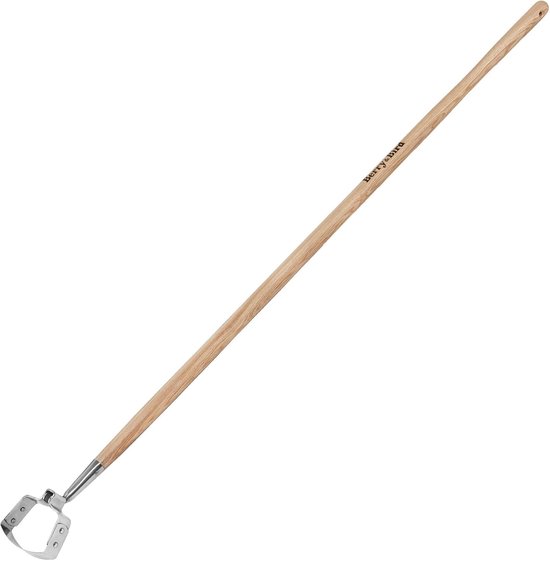 SnelShoppen - Tuinhark 160cm RVS Hula Hark voor Onkruid, Handmatige Schoffel met Houten Lange Handgreep, Tuin Gereedschap voor Weeding en Plantenverzo