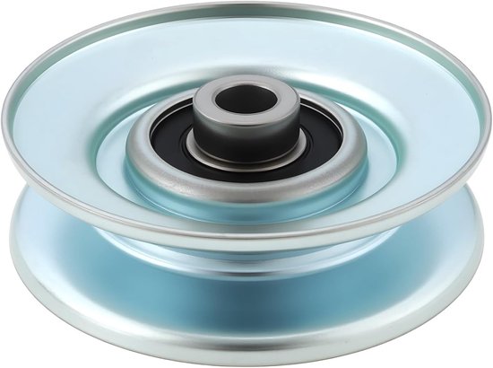 SnelShoppen - Vervangingsloop voor grasmaaier, stationaire pulley, vlak, diameter 64.5mm, hoogte 18mm, metalen loopwiel voor Husqvarna en Jonsered zit