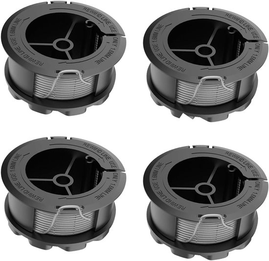 SnelShoppen - Vervangspoel 1.6 mm x 6 m voor Grasmaaier, Compatibel met Diverse Grastrimmers, Sterke Nylon Draad, Ideaal voor Tuinonderhoud