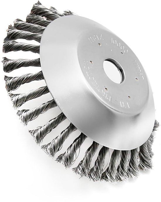 SnelShoppen - Weed Brush, Weed Trimmer, Brush Cutter 200 x 25.4 mm, Cone voor Effectieve Mosverwijdering op Patches of Sandstenen in de Tuin