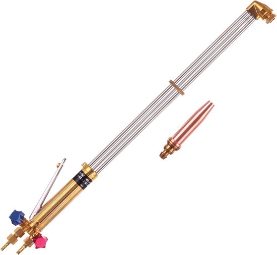 Snijbrander - Autogeenbrander - Metaal Snijden - Propaan Acetyleen Compatibel - 75 cm - Goud van Merkloos	