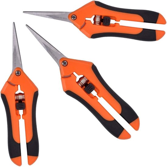Snoeischaar -3-pack- -Roestvrijstalen messen -Handmatige snoeischaar -Bloemen snoeischaar -Tuinschaar van GARDENA