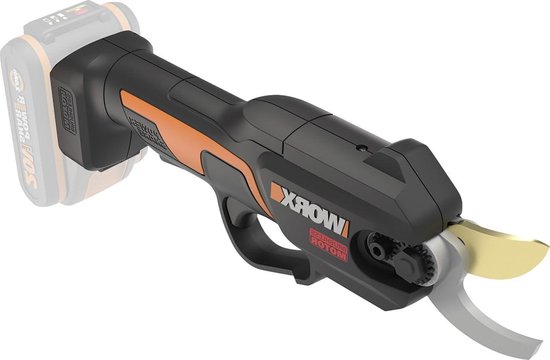 Snoeischaar draadloos 20V Nitro WG330E.9 - Tot 2 sneden per seconde - Borstelloze motor - Schoon en nauwkeurig snijden (Zonder accu en oplader) van Merkloos	