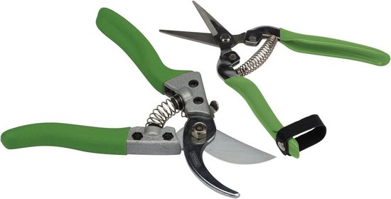 Snoeischaar en Bloemschaar Set - Bypass (2 Stuk) van Merkloos	