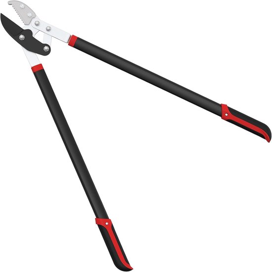 Snoeischaar - Heggenschaar - Tuingereedschap - Boomtak Snijder - Lang Bereik - Lichtgewicht en Sterk - Boom en Fruitplukker - Aluminium Handvat - voor Tuinieren - 29.9 x 10.5 inch - Zwart van Merkloos	