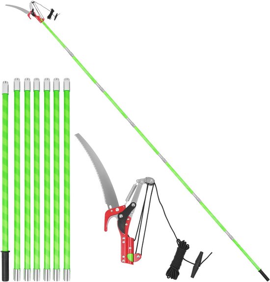 Snoeischaar Lange Steel - Takkenschaar Telescoop - Hoge Takken Snoeien - Verstelbare Lengte - 8 Meter - Niet gespecificeerd