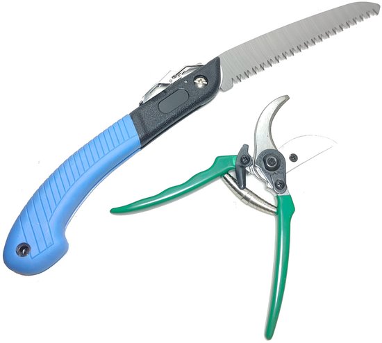Snoeischaar / mini takkenschaar & snoeizaag inklapbaar 180mm van TalenTools