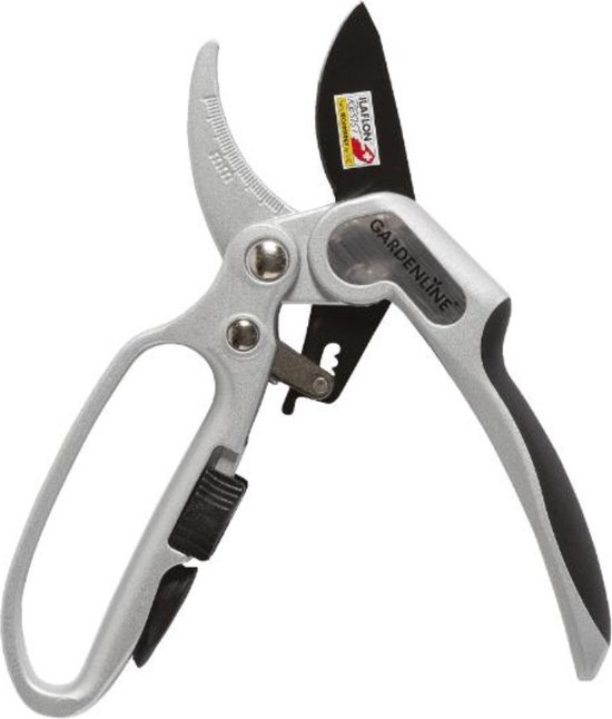 Snoeischaar - Professioneel - Hefboomsnoeischaar - Met Ratel - Comfortabel - Bloemenschaar - Tuinieren en Onderhoud - ILAFLON RESIST - Swiss Technology van Merkloos	