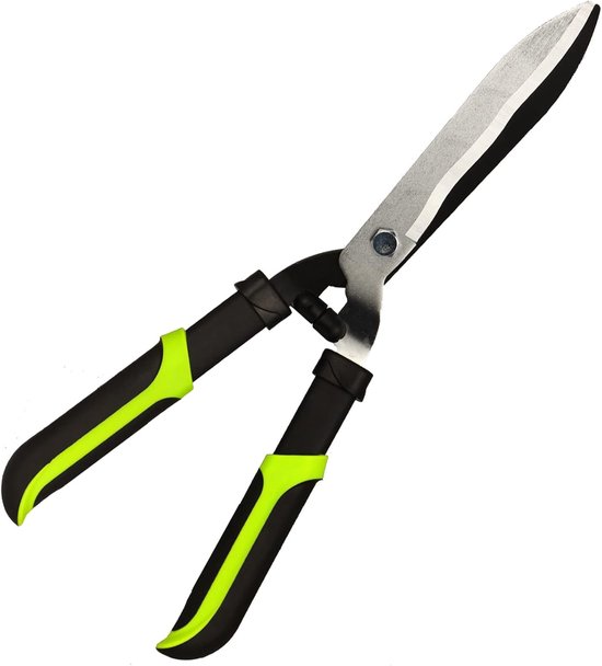 Snoeischaar - Tuinschaar - Heggenschaar - voor het snoeien van borders - Tuingereedschap - Groen - 1 stuk - 54 cm lang.