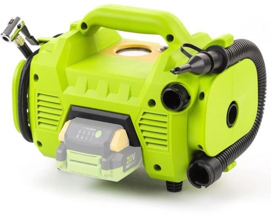 Snoerloze compressor - FIELDMANN - 20V - 10,3 bar - 235 L/min - accu en lader niet inbegrepen van Merkloos	