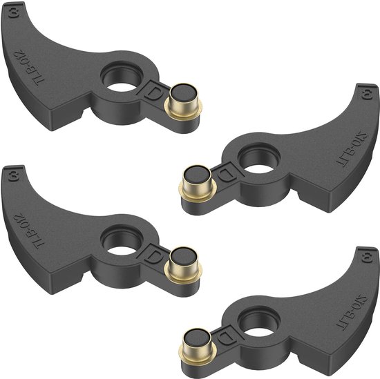 Snoerloze grastrimmerhendel - 4 stuks - 90567077 - geschikt voor Black+Decker GL7033 - GL9035 - ST5530 - ST6600GH400 - GH500 - STC1820PC - LST136 - LST220 - NST2018 van Merkloos	