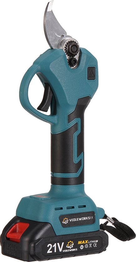 Snoerloze snoeischaar 30mm Borstelloze tuinschaar Heerschaar Snoeischaar met 1 oplaadbare accu van Merkloos	