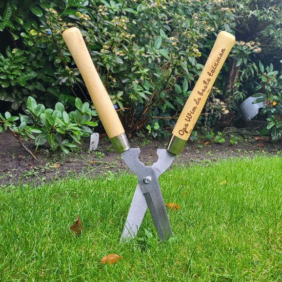 Snoerschaar met naam, logo en/of bedrijfslogo gegraveerd van Cadeauwarenshop.nl