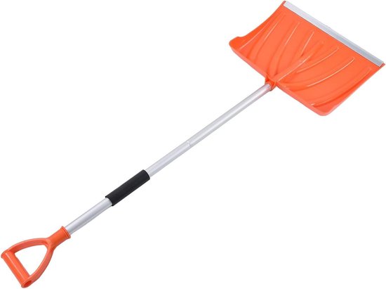 Snow Shovel aluminium afneembaar design - Winter ijsschep met D-vormige handgreep voor auto - 1345 x 45 x 33 cm van Merkloos	