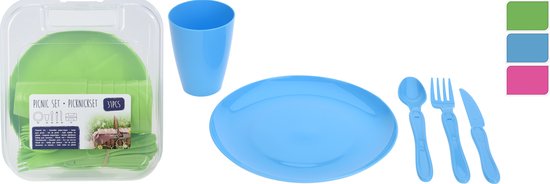 Soellaart Picknick Set 31 Delig Outdoor Benodigdheden Assorti van Soellaart