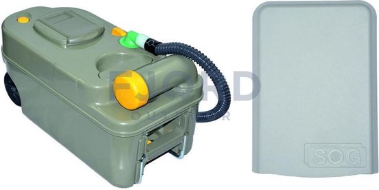 SOG type B (C200) toiletventilatie deurvariant lichtgrijs van SOG