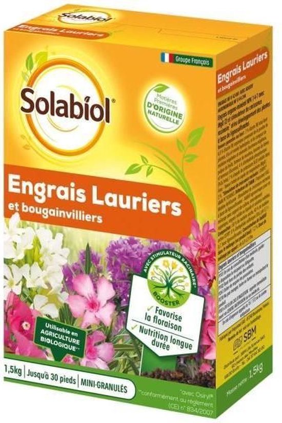 SOLABIOL SOLAURY15 Laurier- en bougainvillea-meststof - 1,5 kg van Solabiol