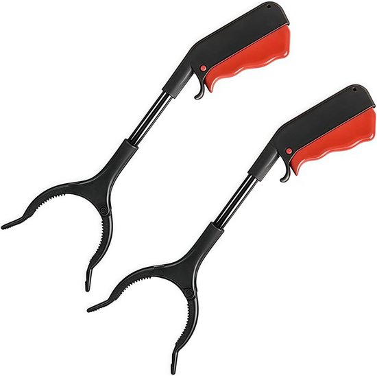 Solidchoice - 2 Stuks Telescopische Grijptangen voor Tuin en Huishouden
