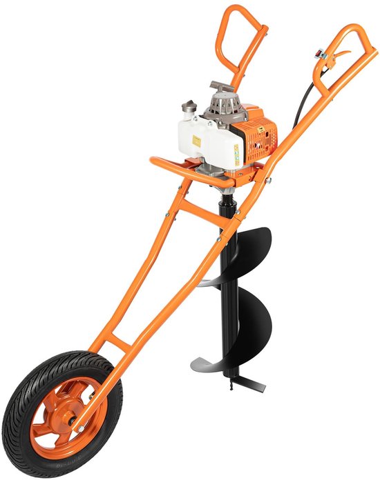 Solidchoice - 63CC Benzine Boor voor Tuin en Landbouw