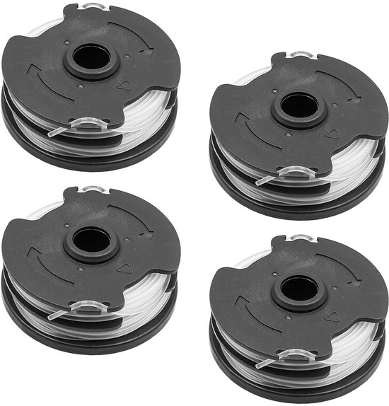 Solidchoice - Dailygoody - Grastrimmer spoel - 4 vervangende spoel - Flexibel en duurzaam - ABS materiaal - Geschikt voor Parkside trimmers
