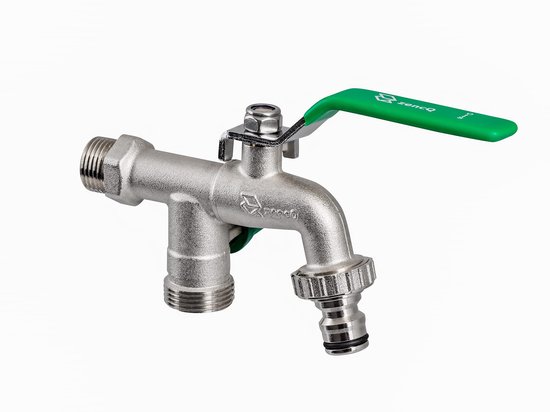 Solidchoice - Dubbele Afvoerbalg met Handvat voor Eenvoudige Bediening