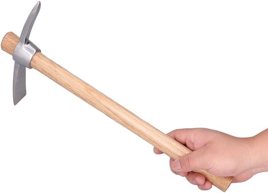 Solidchoice- Handcultivator Sterk Roestvrij Staal - Tuingereedschap - Mini-hark - Potplant - Eenvoudig Gebruik - Stevige Verbinding